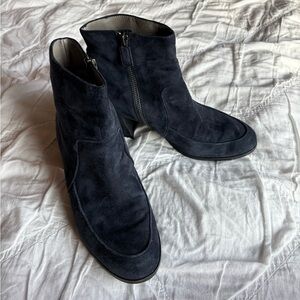 Eileen Fisher Women's Dark Suede Ankle Boots